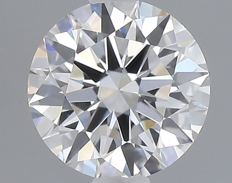 1.02 carat round lab grown diamond D color VVS2 clarity