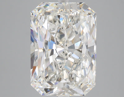 5.50 carat radiant lab grown diamond F color VVS2 clarity