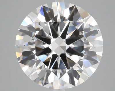 6.58 carat round lab grown diamond F color VS1 clarity