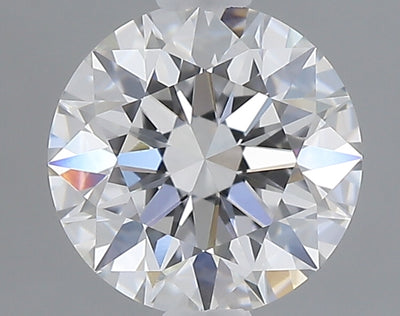 1.10 carat round lab grown diamond D color VVS2 clarity