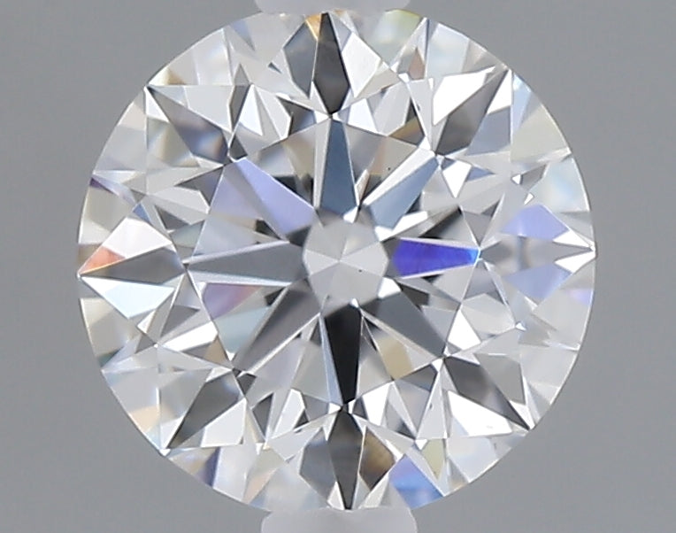 1.08 carat round lab grown diamond D color VVS2 clarity