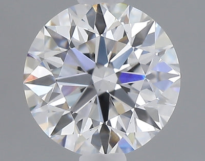 1.08 carat round lab grown diamond D color VVS2 clarity