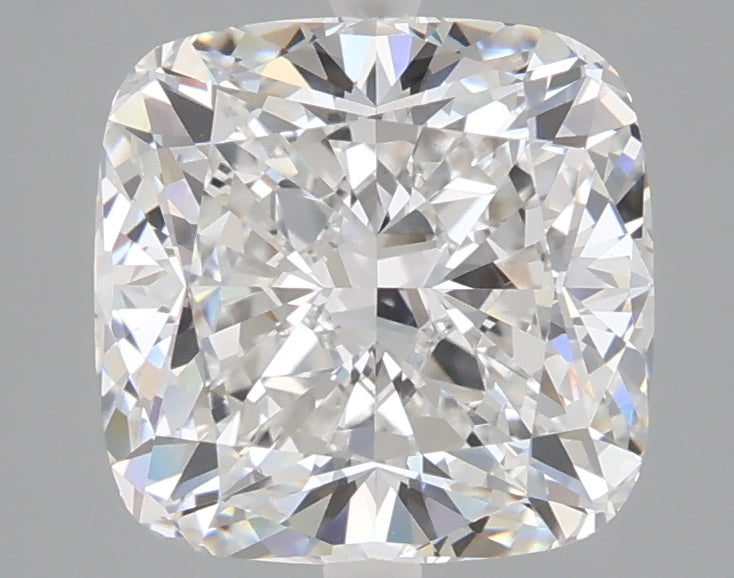 3.28 carat cushion lab grown diamond E color VVS2 clarity