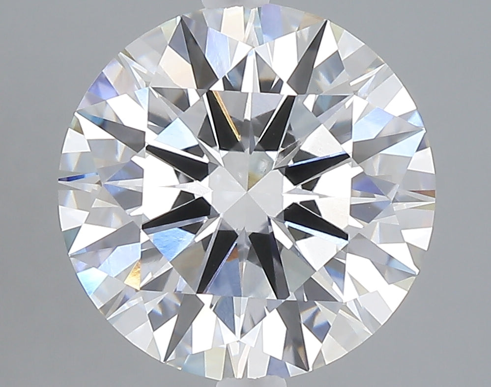 5.03 carat round lab grown diamond F color VVS2 clarity