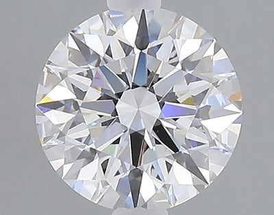 1.57 carat round lab grown diamond D color VVS2 clarity