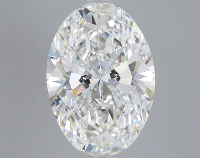 9.05 carat oval lab grown diamond F color VVS2 clarity