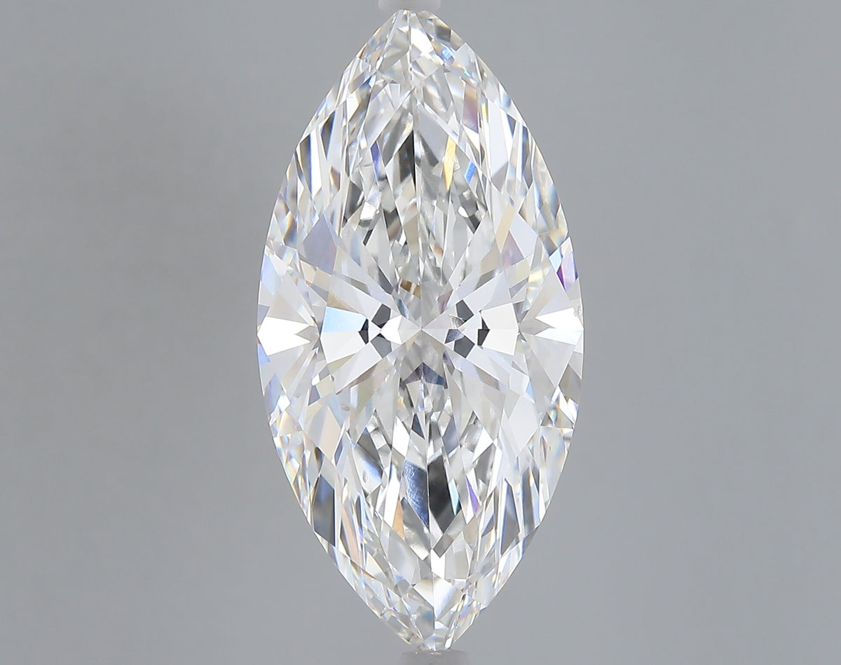 9.08 carat marquise lab grown diamond F color VS1 clarity