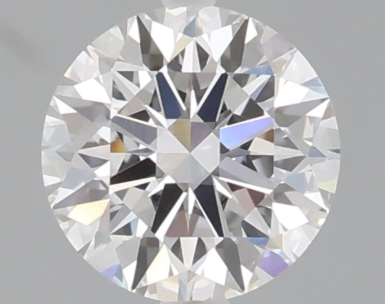 1.07 carat round lab grown diamond D color VVS2 clarity