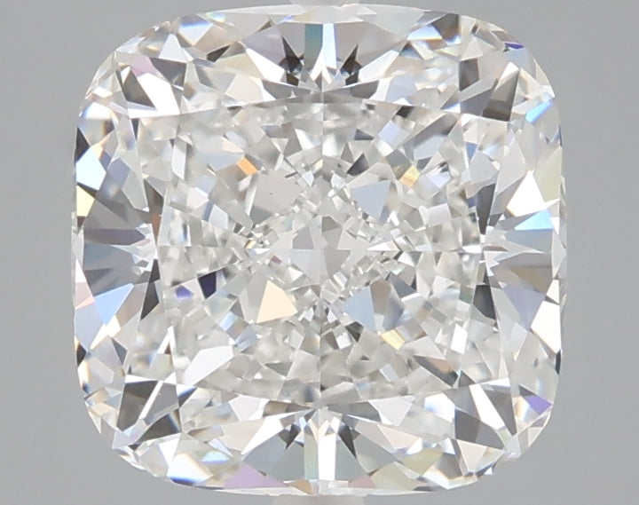 3.10 carat cushion lab grown diamond E color VS1 clarity