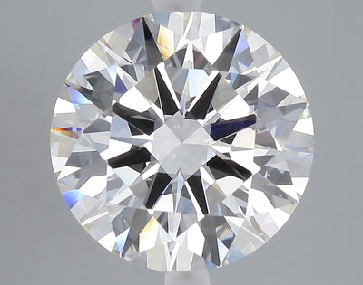 7.03 carat round lab grown diamond E color VS1 clarity