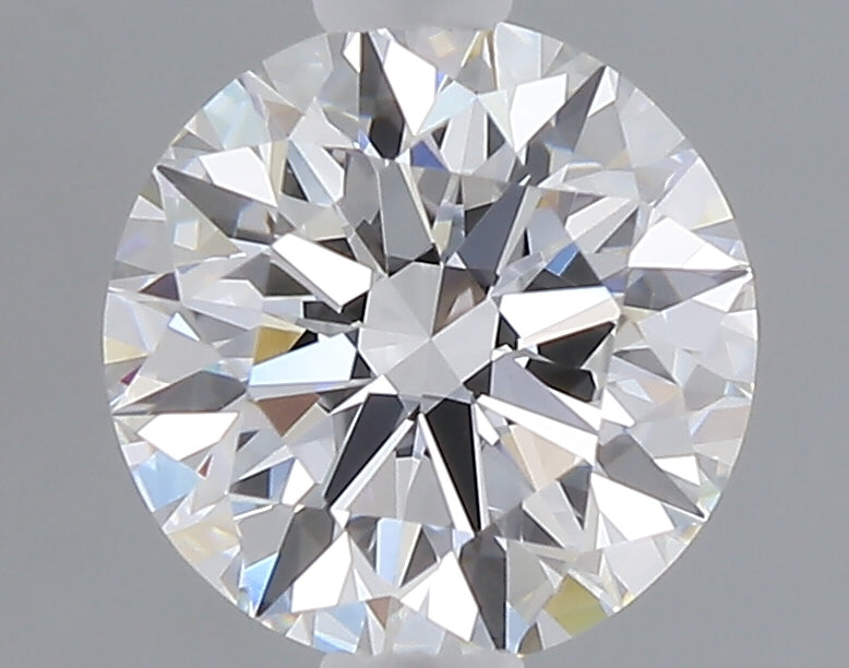 1.09 carat round lab grown diamond D color VVS2 clarity