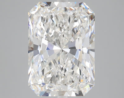 5.08 carat radiant lab grown diamond E color VS1 clarity
