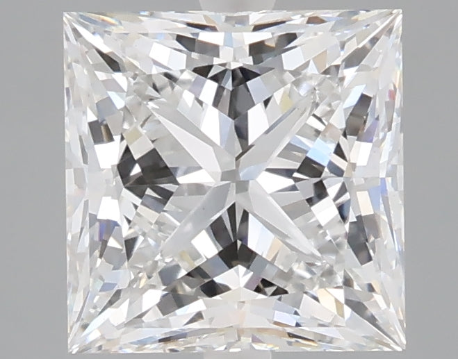 2.60 carat princess lab grown diamond D color VS1 clarity