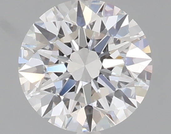 1.02 carat round lab grown diamond D color VVS2 clarity
