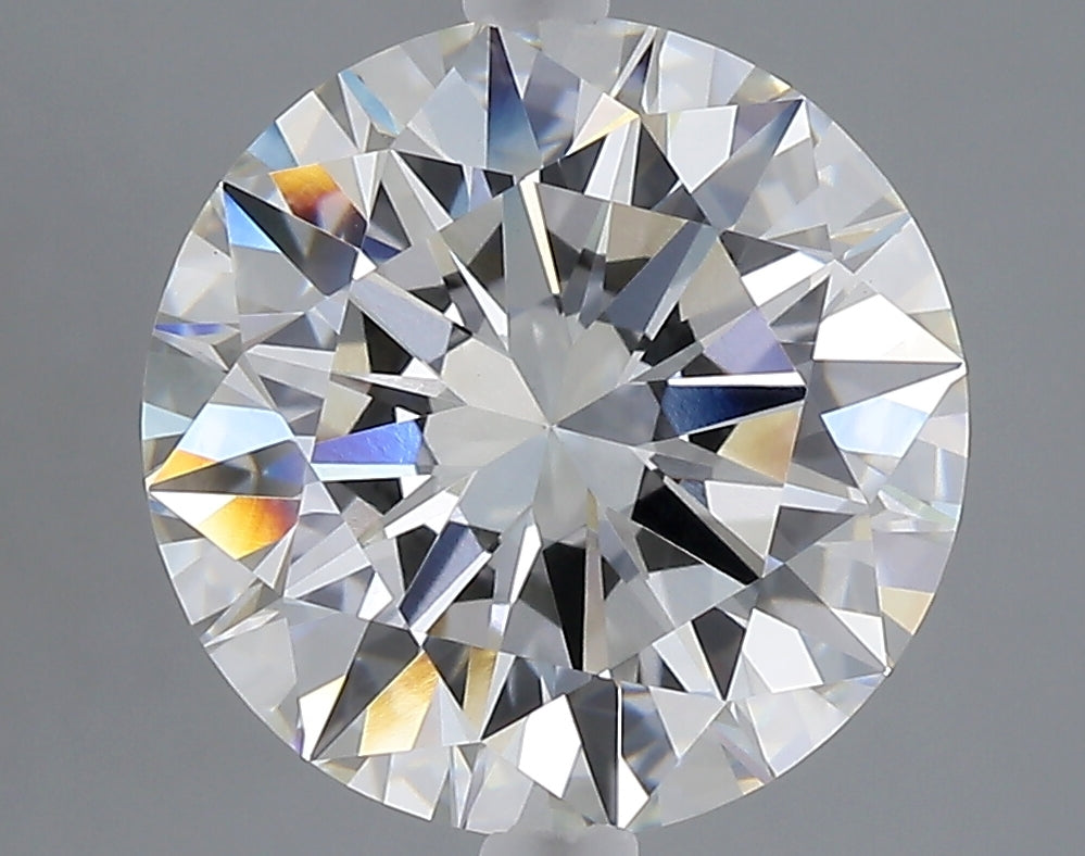 5.03 carat round lab grown diamond F color VVS2 clarity