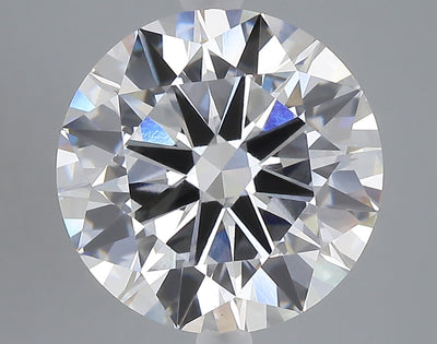 6.50 carat round lab grown diamond E color VS1 clarity