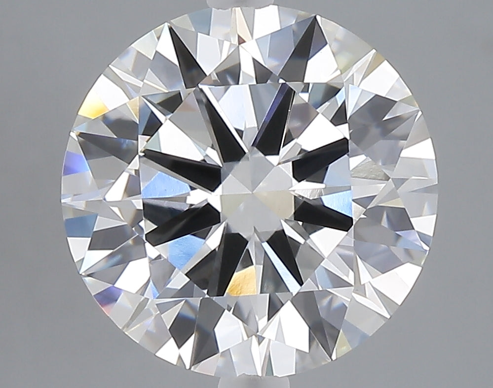 5.00 carat round lab grown diamond F color VVS2 clarity