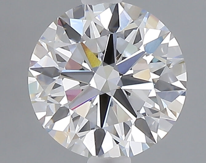 1.55 carat round lab grown diamond D color VS1 clarity