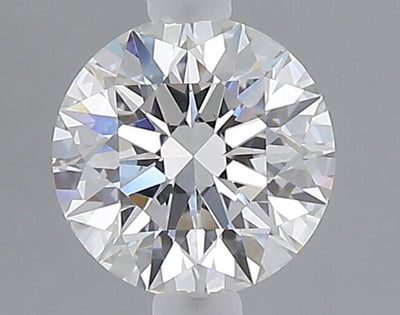 1.09 carat round lab grown diamond D color VVS2 clarity