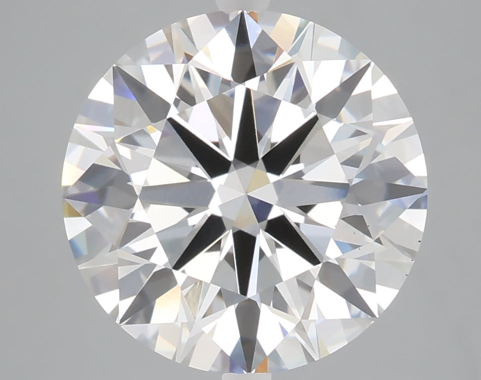 5.02 carat round lab grown diamond E color VS1 clarity