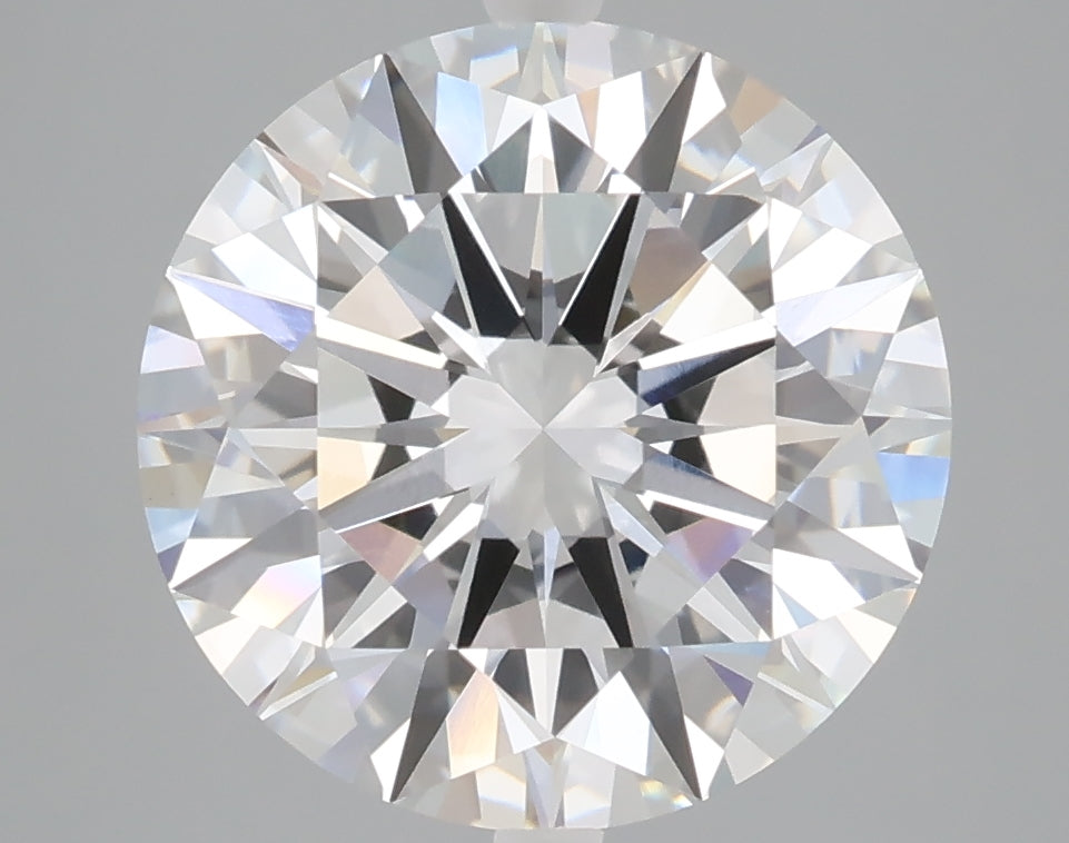 5.06 carat round lab grown diamond E color VVS2 clarity