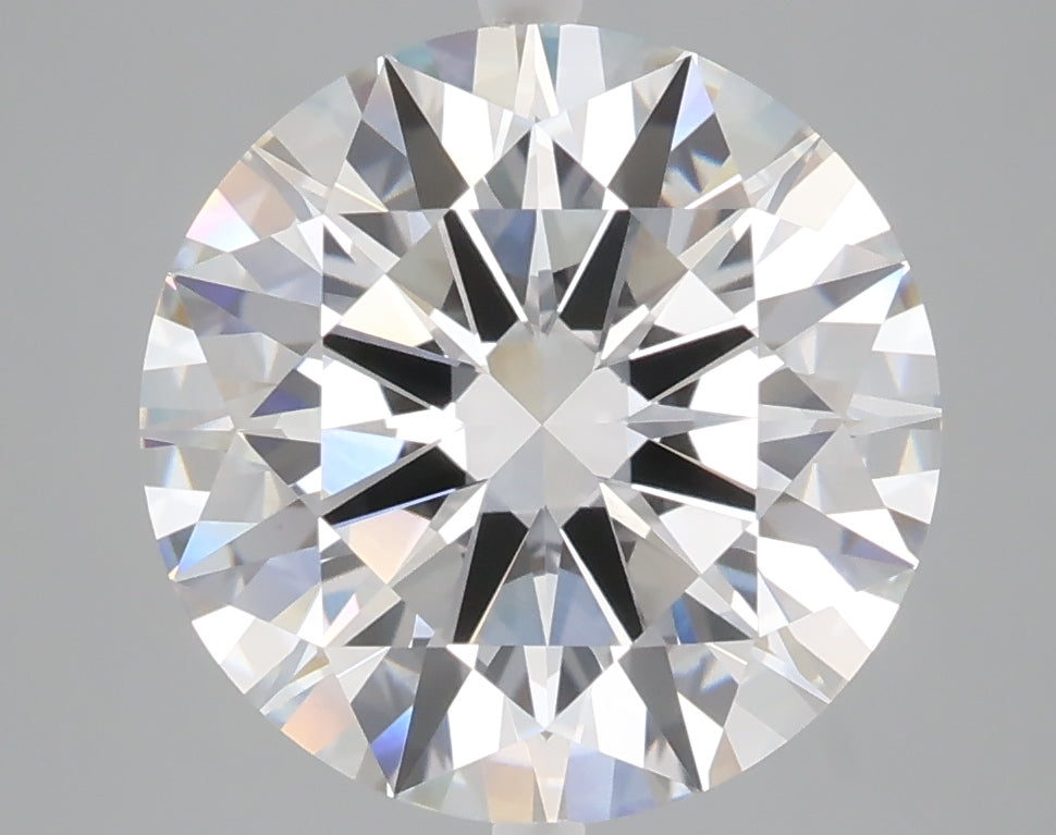 5.01 carat round lab grown diamond E color VVS2 clarity