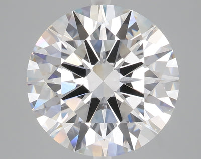 5.01 carat round lab grown diamond E color VVS2 clarity