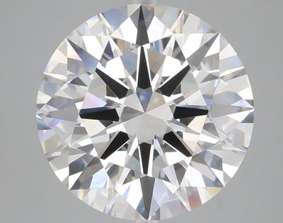 7.05 carat round lab grown diamond E color VS1 clarity