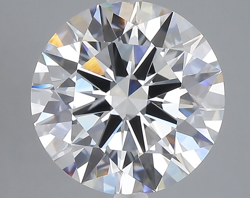 5.01 carat round lab grown diamond E color VVS2 clarity