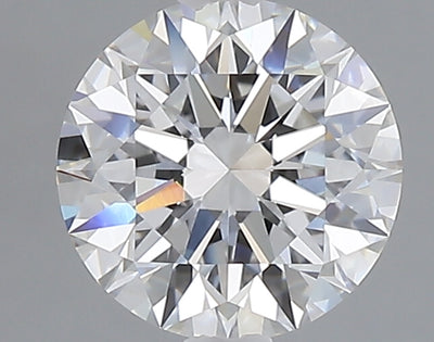 1.57 carat round lab grown diamond D color VVS2 clarity