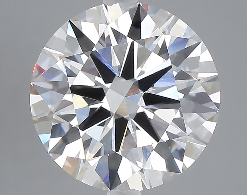 5.03 carat round lab grown diamond E color VVS2 clarity