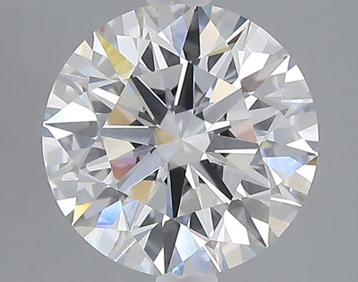 2.54 carat round lab grown diamond E color VVS2 clarity