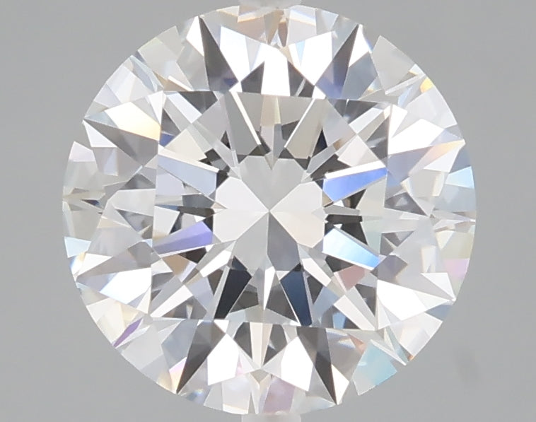 2.55 carat round lab grown diamond D color VVS2 clarity