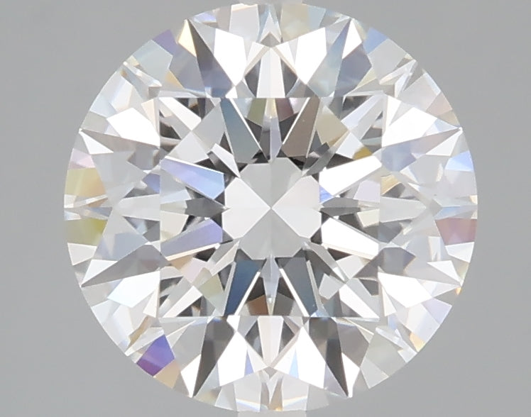 2.55 carat round lab grown diamond E color VS1 clarity