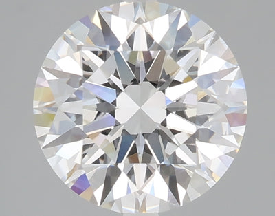 2.55 carat round lab grown diamond E color VS1 clarity