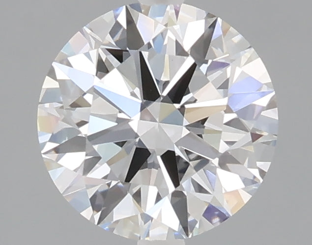 1.53 carat round lab grown diamond D color VVS2 clarity