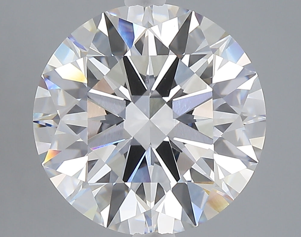 5.20 carat round lab grown diamond E color VS1 clarity