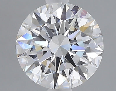 1.58 carat round lab grown diamond D color VVS2 clarity