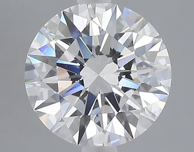 2.53 carat round lab grown diamond E color VS1 clarity