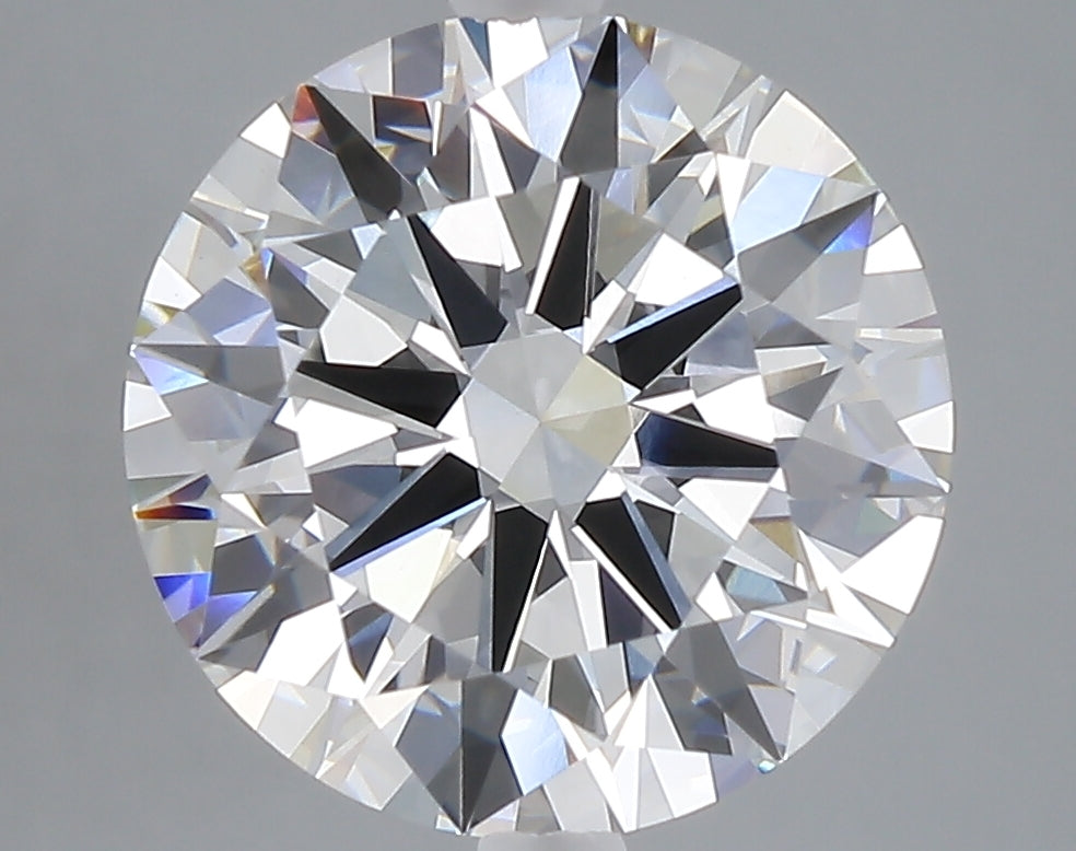 5.01 carat round lab grown diamond E color VVS2 clarity