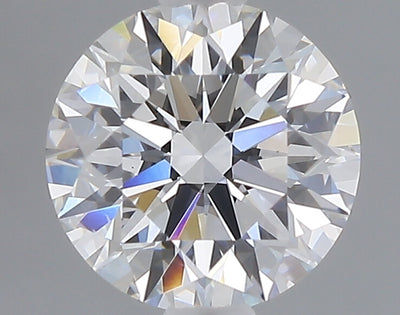 1.10 carat round lab grown diamond D color VVS2 clarity
