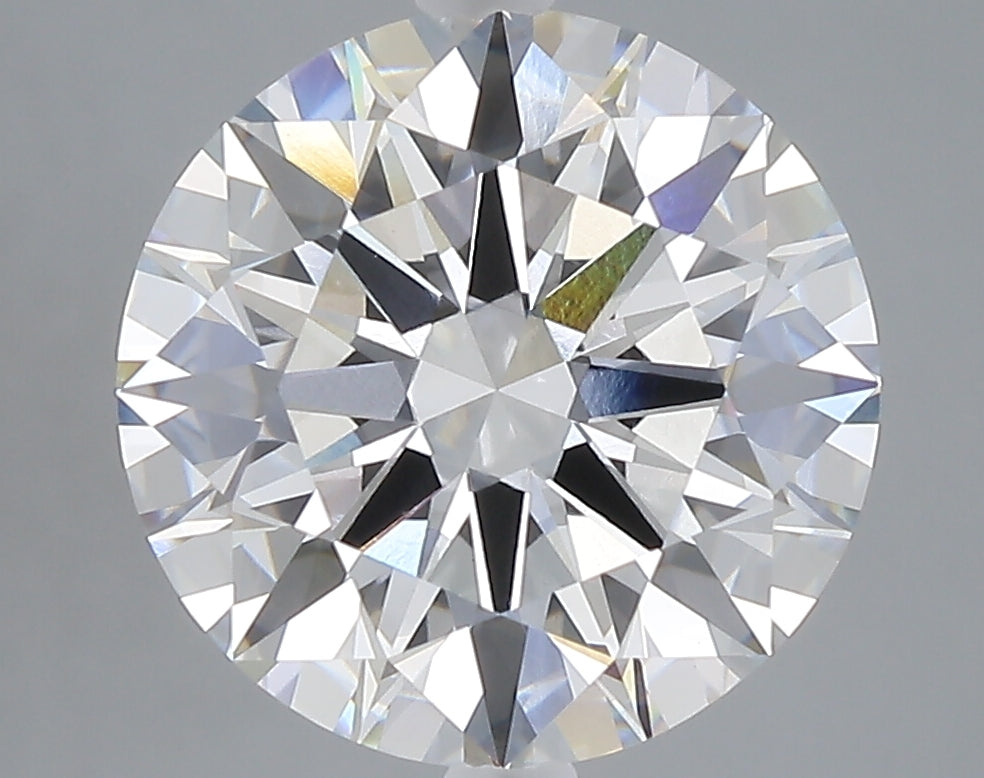 5.03 carat round lab grown diamond E color VVS2 clarity