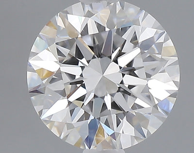 1.25 carat round lab grown diamond D color VVS2 clarity