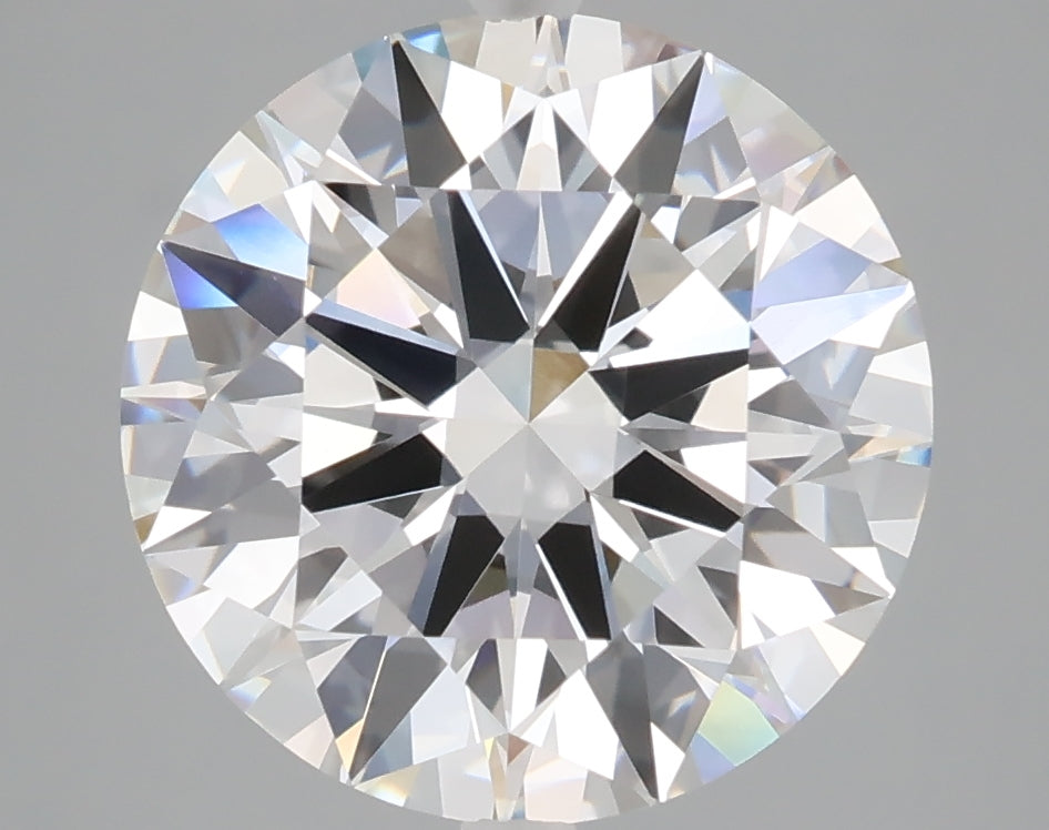 5.03 carat round lab grown diamond E color VVS2 clarity