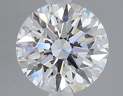 1.56 carat round lab grown diamond D color VVS2 clarity
