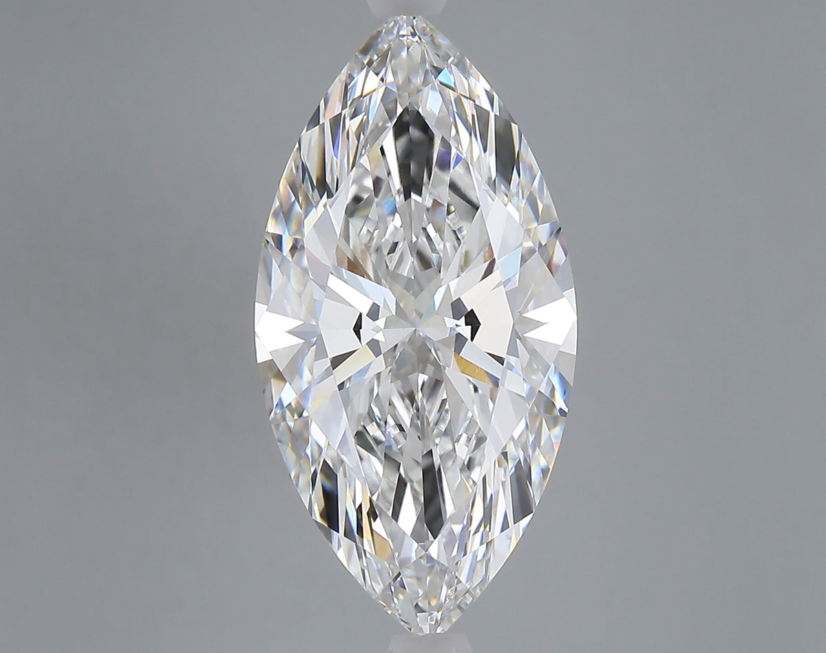 7.07 carat marquise lab grown diamond E color VS1 clarity