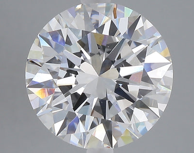 5.02 carat round lab grown diamond E color VS1 clarity