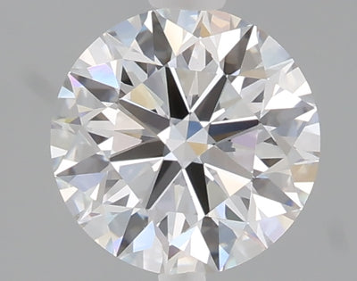1.55 carat round lab grown diamond D color VVS2 clarity