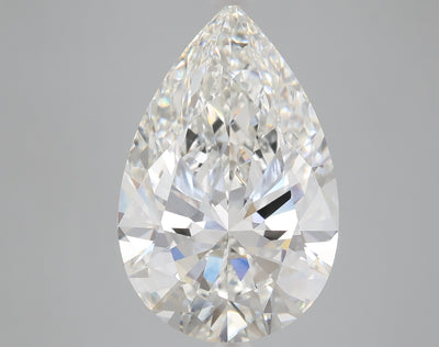 7.75 carat pear lab grown diamond F color VS1 clarity