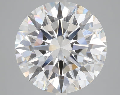 7.09 carat round lab grown diamond F color VVS2 clarity